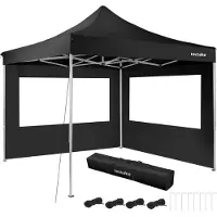 TecTake Aluminium Faltpavillon Olivia 3 x 3 m