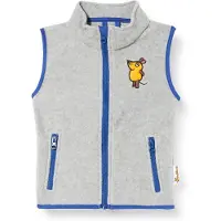 Playshoes Fleece Weste Uni Kinder Outdoor-Oberteil, grau/melange Die Maus, 152