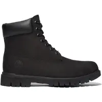 Timberland für Herren. TB1A1JI20011 Stiefel aus Leder Radford schwarz (42 W), Wohnung, Schnürsenkel, Lässig