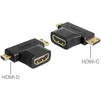 DeLOCK A/V-Adapter - Golden Anschluss - Schwarz