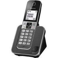 Panasonic KX-TGD310, DECT-Telefon, Kabelloses Mobilteil, Freisprecheinrichtung, 120 Eintragungen, Anrufer-Identifikation, Grau