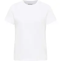 Mustang T-Shirt "T-Shirt Style Ada 1er Pack", Damen, Gr. XS, weiß, Obermaterial: 100% Baumwolle CO., Shirts T-Shirt