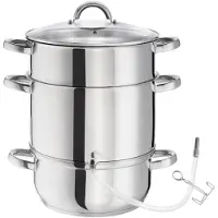 TecTake Dampfentsafter Ø 26 cm