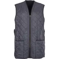 Barbour - Steppweste ohne Ärmel - Polarquilt Waistcoat/Zip-In Liner Navy für Herren - Größe L - Navy blau