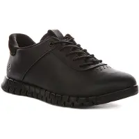 Ecco Sneaker Gruuv Lite (Vollnarbenleder) schwarz Damen