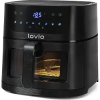Lovio LVAF002BK PureFry XL Smart 6L Black