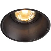 SLV Einbaustrahler Horn schwarz 10,5cm
