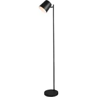 Reality Leuchten LED Stehlampe Blake, dimmbar, schwarz, für Wohn- / Esszimmer, Metall, Modern, LED Stehlampe