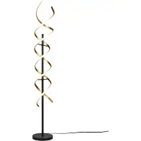Eglo - Stehlampe SEQUENCE - Gold - 23x23x150 cm