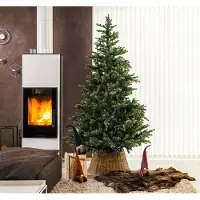 Everlands Genf Tanne d136h240 cm grün Weihnachten - Everlands