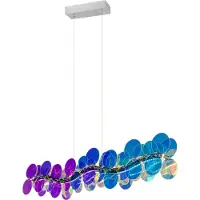 TRIO Reality Leuchten Pendelleuchte IRIDE BHT 86x150x7,50 cm bunt