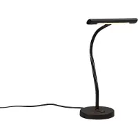 TRIO - Tischlampe CURTIS - Schwarz - 0x0x35 cm