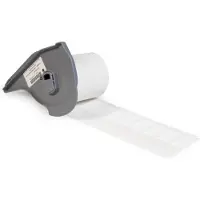 Brady M7-76-461, selbstlaminierender Polyester, Weiss/Transparent, matt, 15.24 x 25.40(41.28) mm, p