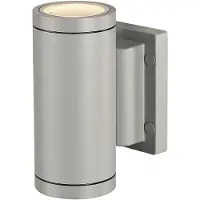 SLV New Myra Wall Up &amp; Down 233114 Outdoor wall light HV halogen GU10 70 W Silver-grey