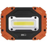 Emos tragbare LED-Arbeitsleuchte, wasserdicht, Helligkeit 700 lm, 35 m Leuchtweite, 3 Lichtmodi, batteriebetrieben, bis zu 14 Stunden Leuchtdauer, P4113