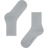 Falke Socken "Cotton Touch", Damen, Gr. 35-38, Sockengröße, grau (silber (3203)), Obermaterial: 62% Baumwolle CO. 33% Polyamid PA. 5% Elasthan EL., glatt, Socken Socken