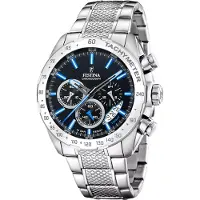 Festina Chronographen Timeless Chronograph Black - Blue