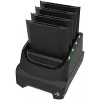 Zebra SAC-TC51-4SCHG-01, AC, Indoor Batterieladegerät, TC51/56, Schwarz, Gleichstrom