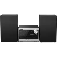 Panasonic SC-PM272, Heim-Audio-Mikrosystem, Silber, 1 Disks, 20 W, 1-Weg, 10 cm