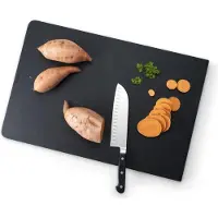 Continenta Schneidebrett "Hackbrett, Duracore", schwarz, B:35cm H:2,5cm L:53cm, Zellulosefaser, Schneidebretter, Schneidebrett