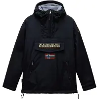 Napapijri Anorak "RAINFOREST W PKT 4 DEMITASSE WT3" mit Kapuze mit markanter Silhouette, in Unifarben