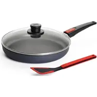 Woll Bratpfanne "MADE IN GERMANY - Diamond Lite" Aluminium Set, 3 Stk. tlg. Induktion, inkl. Pfannenwender, abnehmbarer Stiel