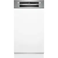 Bosch Serie 4 SPI4HMS13E, Halb integriert, Single (45 cm breit), Weiß, Edelstahl, Tasten, 1,75 m