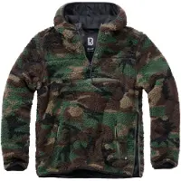 Brandit Strickfleece-Pullover "Herren Teddyfleece Worker Pullover" 1