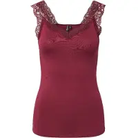 Pieces Pcbarbera Spitze Top | Tawny Port | XS
