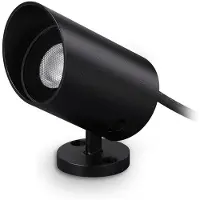 Ideal Lux 349596 KOALA LED-Außenstrahler/Reflektor 7W 630/340lm 3000K IP65 schwarz