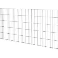 Floraworld Doppelstabmatte-Zaun Comfort 201 x 103 cm anthrazit
