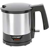 Cloer Wasserkocher 4720 1l 1800Watt schwarz/Edelstahl