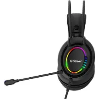 Denver GHS-130, Kabelgebunden, Gaming, 20 - 20000 Hz, Kopfhörer, Schwarz