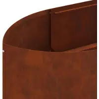 vidaXL Hochbeet im Garten Wetterfeststahl 300 x 40 x 40 cm Stahl
