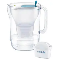 Brita Wasserfilterkanne Style Cool Blue, 2,4 l + Wasserfilter Maxtra PRO All-In-1
