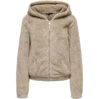 ONLY "ONLNEWANNA CONTACT SHERPA JKT OTW NOOS" mit Kapuze Kunstfaser