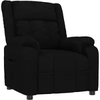 vidaXL Relaxsessel Schwarz Stoff