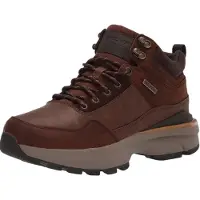 SKECHERS Herren Schuhe Relaxed Fit Flywalk Ruskin Braun Leder Wasserdicht Memory Foam 40 EU