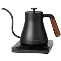 Chiato Elektrischer Wasserkocher flowPLAY Gooseneck, 0.6 l – Schwarz