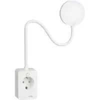 SEBSON LED Steckdosenlampe dimmbar Steckerleuchte flexibel Nachtlicht mit USB-C