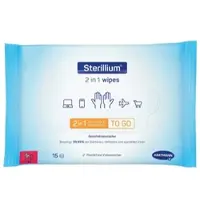 Hartmann Sterillium 2in1 wipes Desinfektionstücher 15 Tücher | Packung (1 Stück)