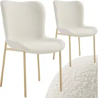 TecTake Polsterstuhl Tessa ergonomische Form mit hoher Rückenlehne 54 x 62 x 90 cm