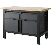 Feistos Werkstatteinrichtung Titos 3 Werkbank mit Schubladen 120 cm