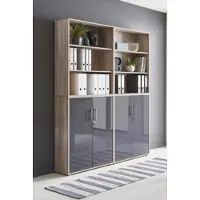 Mid.You Aktenschrank Office Edition Sw Set 11 Sonoma Eiche/Anthrazit