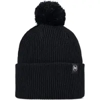 Buff - Knitted Beanie Renvi Pom - Mütze Gr One Size schwarz