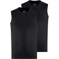 Falke 2-Pack Herren Top Daily Comfort, 3XL, Schwarz, Uni, Baumwolle
