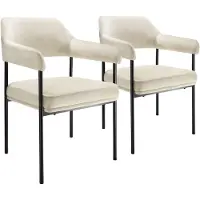 TecTake Armlehnstuhl Doé gepolstert 58 x 62 x 85 cm