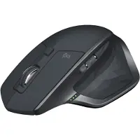 Logitech 910-005131, rechts, IR LED, RF Wireless + Bluetooth, 4000 DPI, Graphit