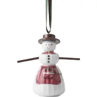 Kähler – Hammershøi Weihnachtskugel Schneefrau – H9 cm