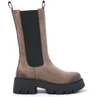 Lazamani Damen Chelsea Boots 67.053 Taupe Größe 37